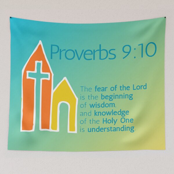 Item preview, The Fear of The Lord Proverbs 9:10 designed and sold by Boy and Belugee Studio.