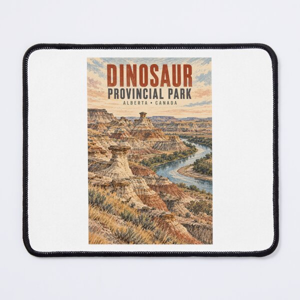 Item preview, Dinosaur Provincial Park - Alberta - Canada designed and sold by GoodOldVintage.