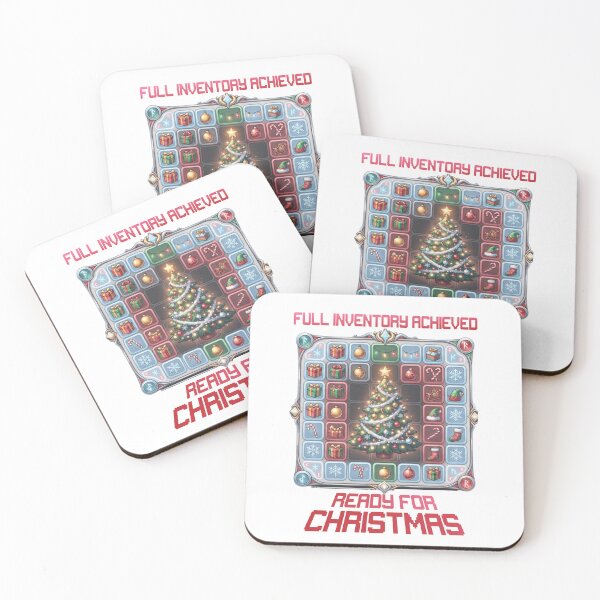 Item preview, Christmas trees, gifts, ornaments, snowflakes, and more in our gamer inventory—all ready for Christmas. designed and sold by samuzai.