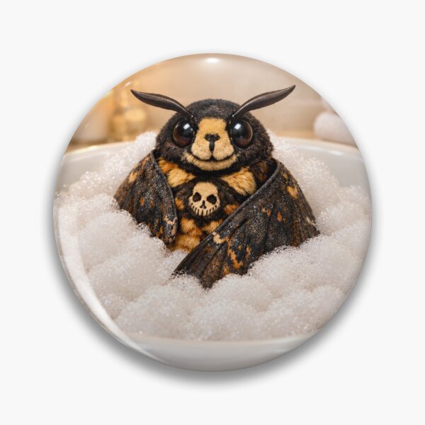 Item preview, Snug Death’s Head Hawk Moth Bubble Bath designed and sold by Sillytoe.