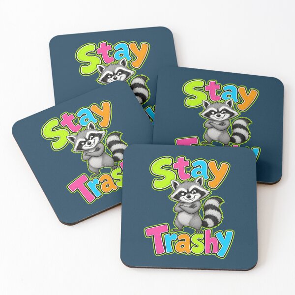 Item preview, Stay Trashy Raccoon designed and sold by prettykaler.