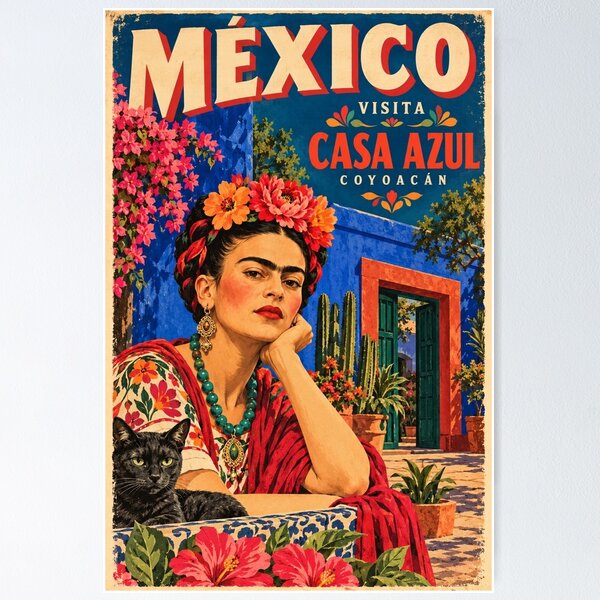 Item preview, Casa Azul Mexico Frida designed and sold by FabFunFridaForever!.