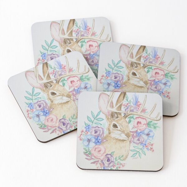 Item preview, Jackalope designed and sold by Lisa Bassett Art.