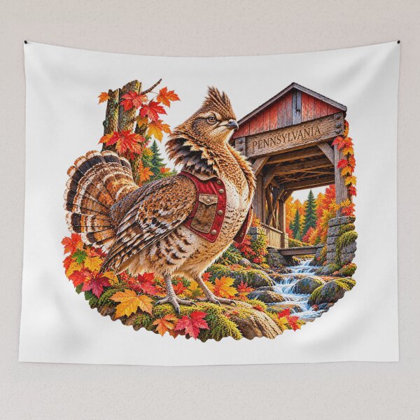 Item preview, Pennsylvania Ruffed Grouse With Sass designed and sold by Whimspired By Paxx.