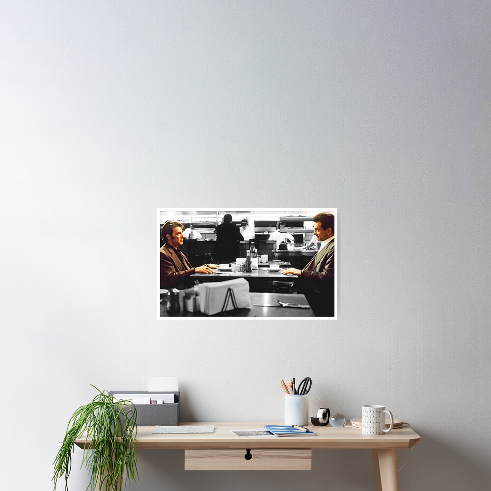 "Heat The Coffee Shop Scene" Poster by powr13 Redbubble