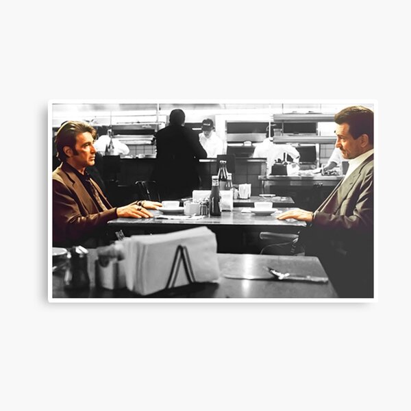 Heat : The Coffee Shop Scene Metal Print
