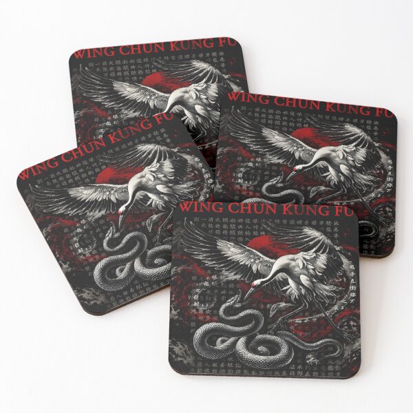 Item preview, Wing Chun Kung Fu | Crane and Snake Dark Chinese Martial Arts designed and sold by Fei Long Design Hub.