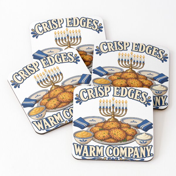 Item preview, Crisp Edges Warm Company Hanukkah Table designed and sold by Xnuery.