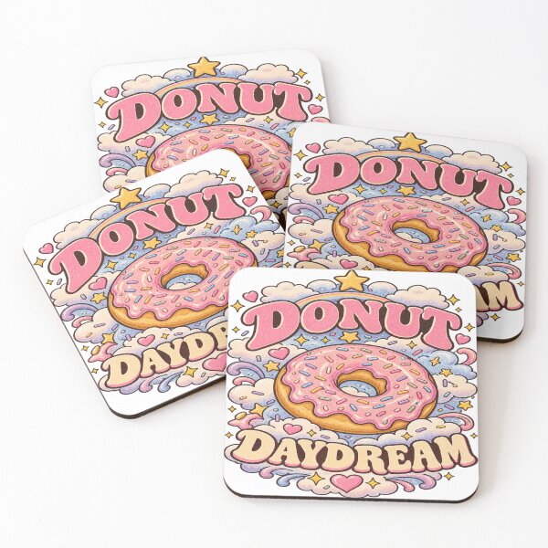 Item preview, Donut Daydream Pink Frosted Donut Vintage Retro Art designed and sold by EssentialsWear.