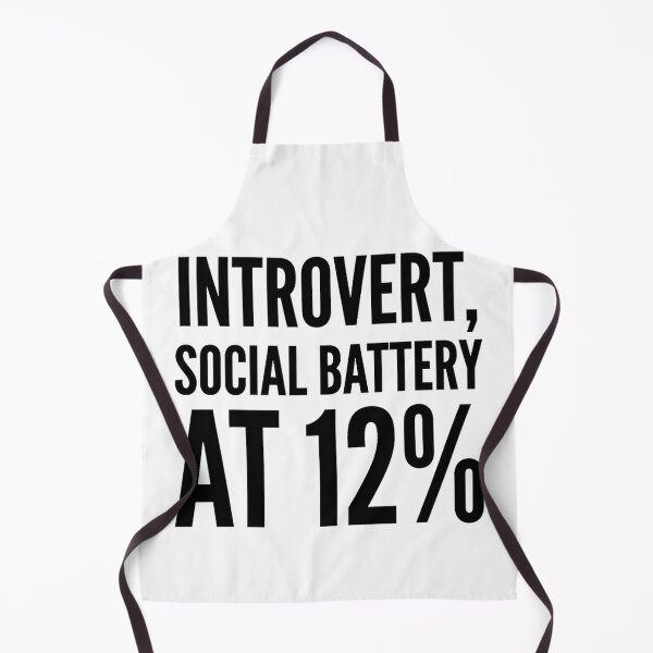 Item preview, Introvert, Social Battery at 12% designed and sold by NexxaStoree.