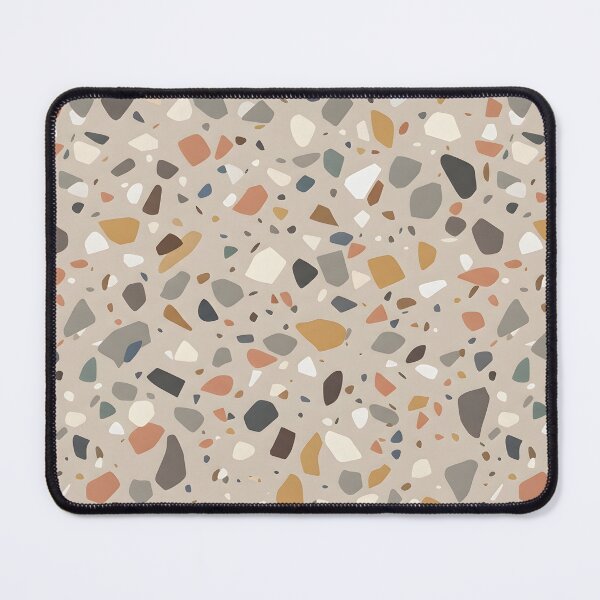 Item preview, Beige terrazzo stone pattern texture background designed and sold by homydesign.