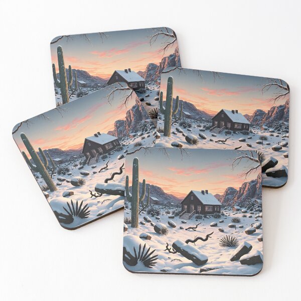 Item preview, Winter Magic in the Southwest Desert designed and sold by tambanow.