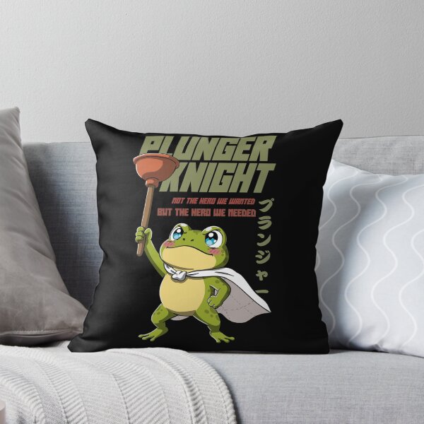 Item preview, Plunger Knight – Funny Frog Hero, The Hero We Needed designed and sold by ZenReiArt.