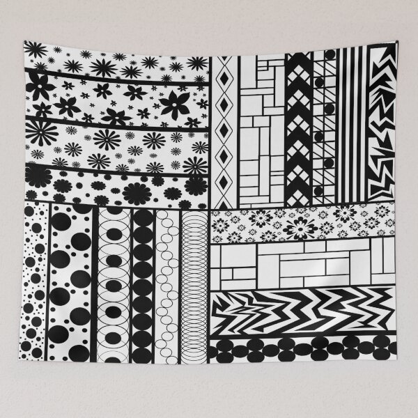 Item preview, Shapes and Flowers designed and sold by RuthFurtado.