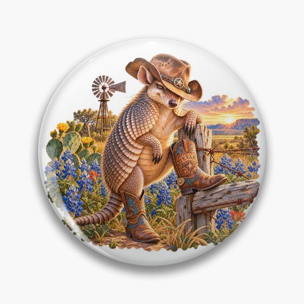 Item preview, Texas Armadillo With Sass designed and sold by Whimspired By Paxx.