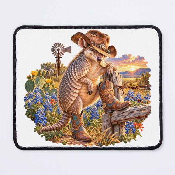 Item preview, Texas Armadillo With Sass designed and sold by Whimspired By Paxx.