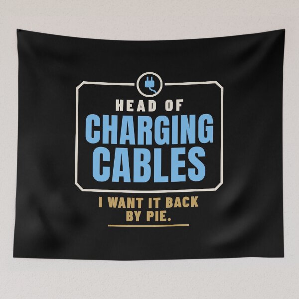 Item preview, Head of Charging Cables Techie Family Role designed and sold by T-J-WHATEVER.