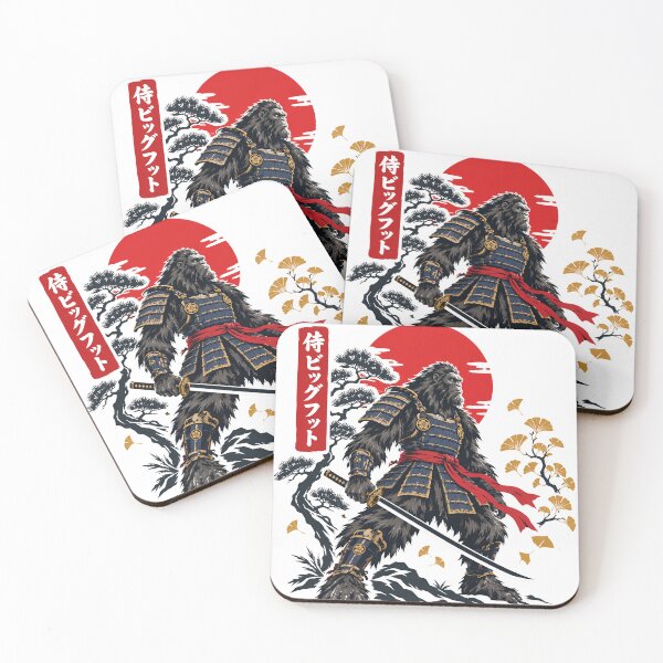 Item preview, Samurai Bigfoot –  Bigfoot in Japan Style Japanese Warrior Inspired designed and sold by namiabi.