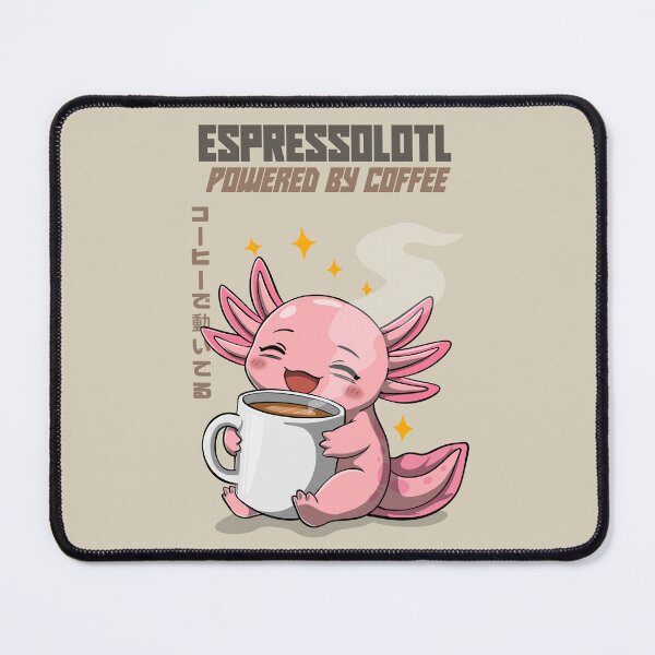 Item preview, Espressolotl – Powered by Coffee Cute Axolotl designed and sold by ZenReiArt.