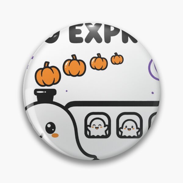 Item preview, Boo Express Cute Ghost Train Halloween Tee designed and sold by A Light Worker.