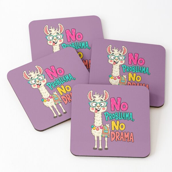 Item preview, No Probllama No Drama designed and sold by prettykaler.
