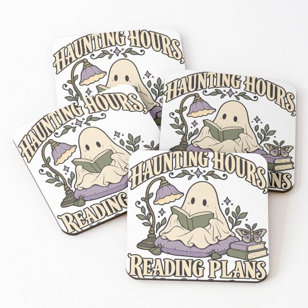 Item preview, Haunting Hours Reading Plans Bookish Ghost designed and sold by Xnuery.