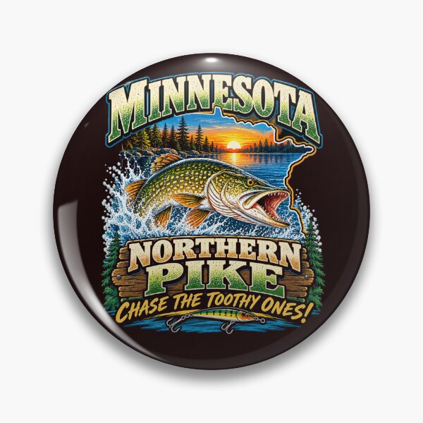 Item preview, MINNESOTA NORTHERN PIKE CHASE THE TOOTHY ONES! designed and sold by JamiesLocker.