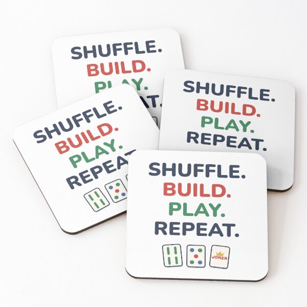 Item preview, Copy of Shuffle. Build. Play. Repeat. - Mahjong designed and sold by VNDRlab.