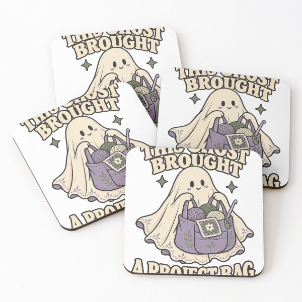 Item preview, This Ghost Brought a Project Bag Crochet designed and sold by Xnuery.