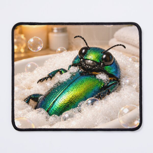 Item preview, Relaxed Jewel Beetle Bubble Bath designed and sold by Sillytoe.