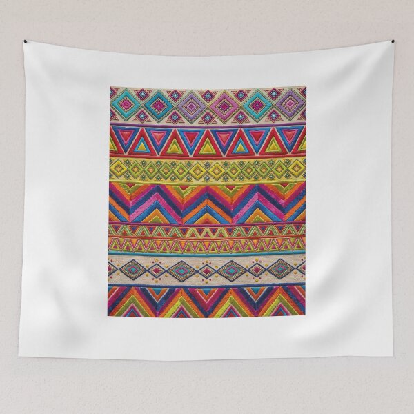 Item preview, Native American Geometric Pattern – Vibrant Southwestern Tribal Art designed and sold by VISIONSTURME.