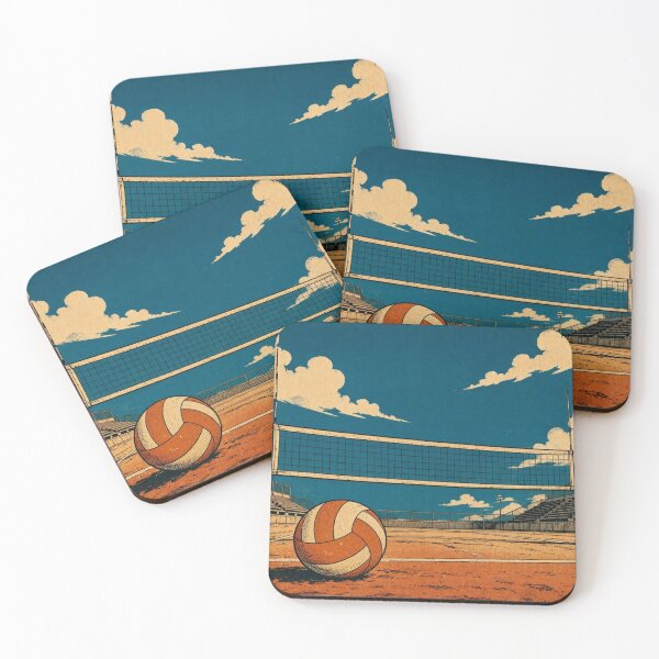 Item preview,  Retro Volleyball Court Art designed and sold by BlueBerry45.