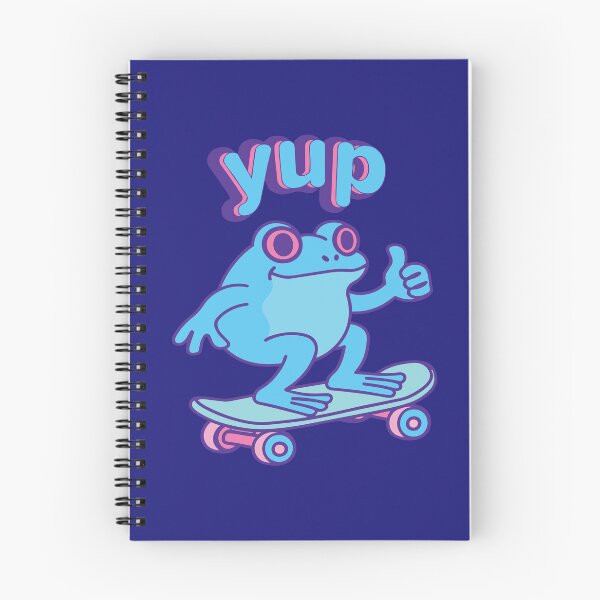 Item preview, Yup Frog - Funny Frog on Skateboard Saying Yup designed and sold by Wandoodle.