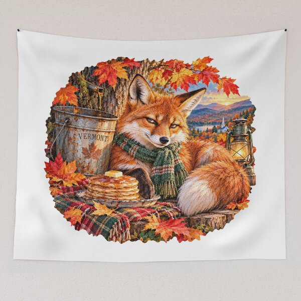 Item preview, Vermont Red Fox With Sass designed and sold by Whimspired By Paxx.