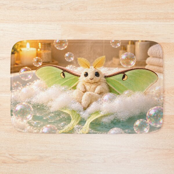 Item preview, Dreamy Luna Moth Bubble Bath designed and sold by Sillytoe.