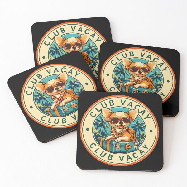 Item preview, Club Vacay Retro Chihuahua Tropical Vacation designed and sold by ClubVacay.