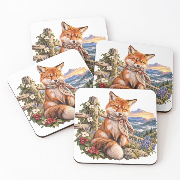 Item preview, Virginia Red Fox With Sass designed and sold by Whimspired By Paxx.