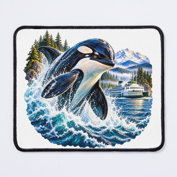 Item preview, Washington Orca With Sass designed and sold by Whimspired By Paxx.