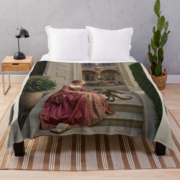 Item preview, Lady and Her Dragon Fantasy Portrait designed and sold by artisfun333.