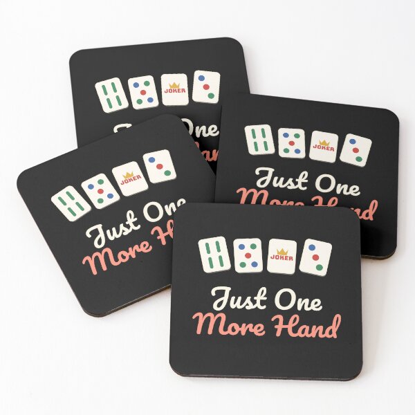 Item preview, Just One More Hand - Mahjong (Dark) designed and sold by VNDRlab.