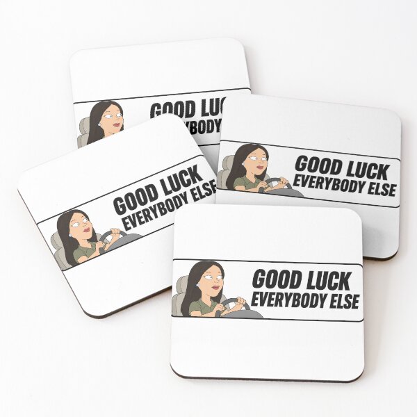 Item preview, Good Luck Everybody Else Funny Bumper designed and sold by SULALA-cats.