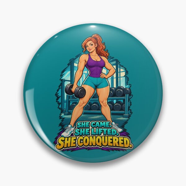 Item preview, She Came. She Lifted. She Conquered. designed and sold by GENX-AUTISM-DAD.