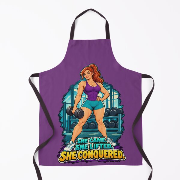 Item preview, She Came. She Lifted. She Conquered. designed and sold by GENX-AUTISM-DAD.