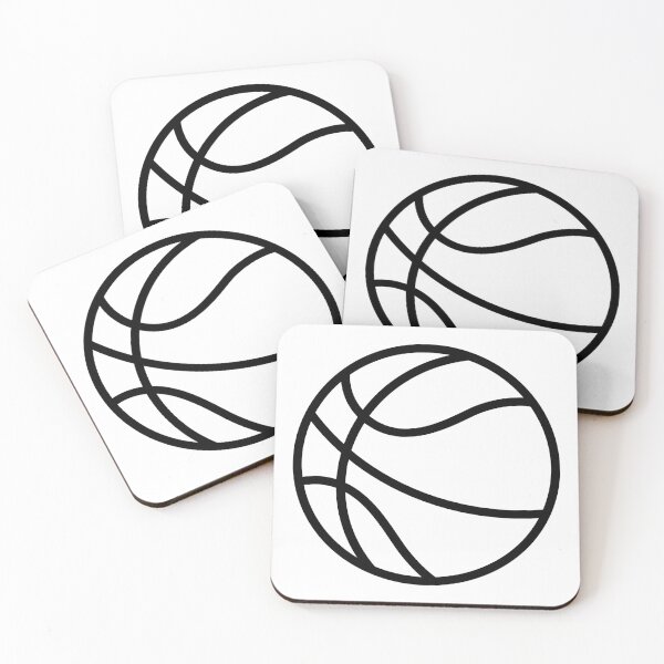 Item preview, Minimalist Basketball Outline Sports Graphic Art designed and sold by Vision Crafted.