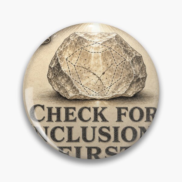Item preview, Check for Inclusions First Rough Gemstone Art designed and sold by BoosterShop.
