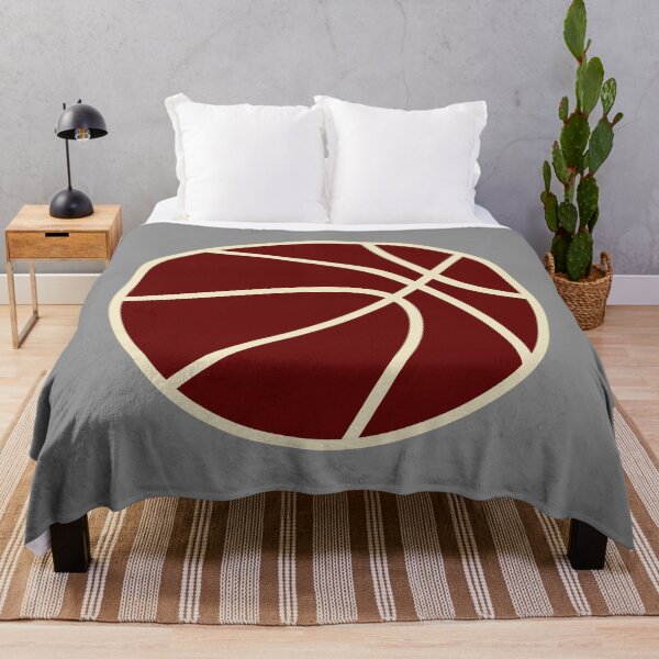 Item preview, Vintage Maroon and Cream Basketball Graphic Illustration designed and sold by Vision Crafted.