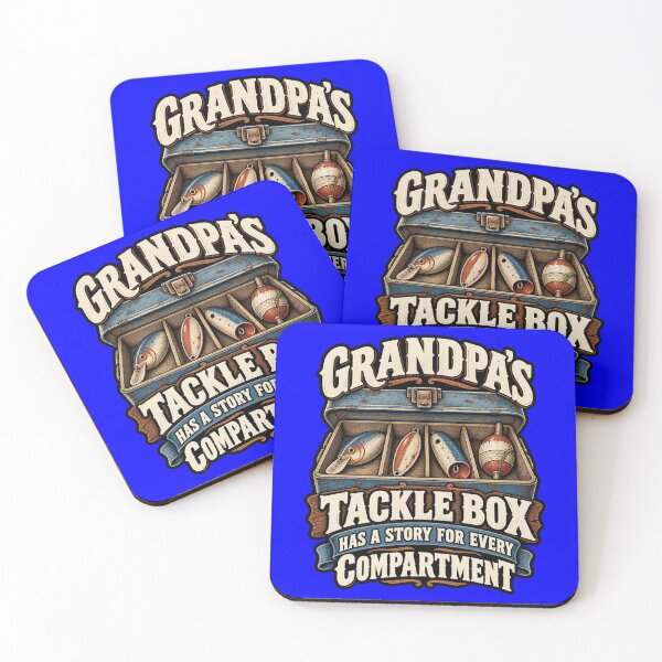 Item preview, Grandpas Tackle Box Has a Story for Every Compartment Art Design designed and sold by fantasticdesign.