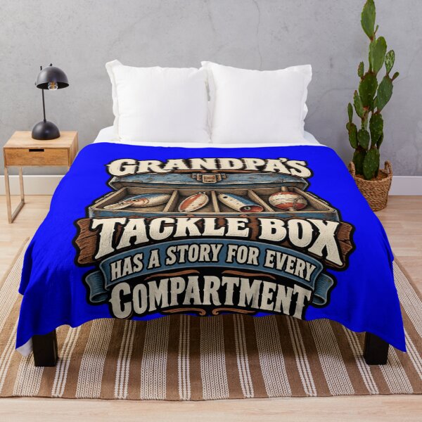 Item preview, Grandpas Tackle Box Has a Story for Every Compartment Art Design designed and sold by fantasticdesign.