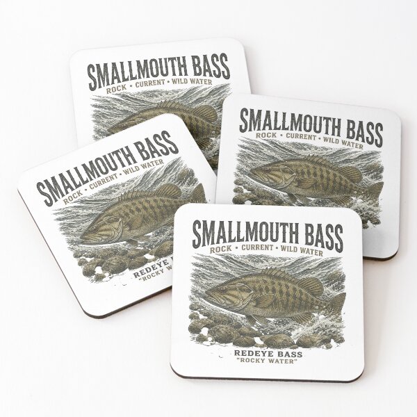Item preview, Vintage Smallmouth Bass Rocky Water Heritage Graphic designed and sold by NobleCast .