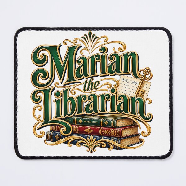 Item preview, The Music Man - MARIAN THE LIBRARIAN designed and sold by Lyric Vault - Rock on.